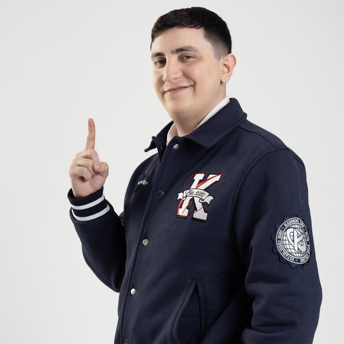 Varsity Jacket Campus Navy