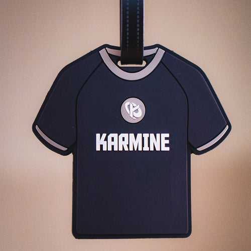 Étiquette de valise Karmine Noir
