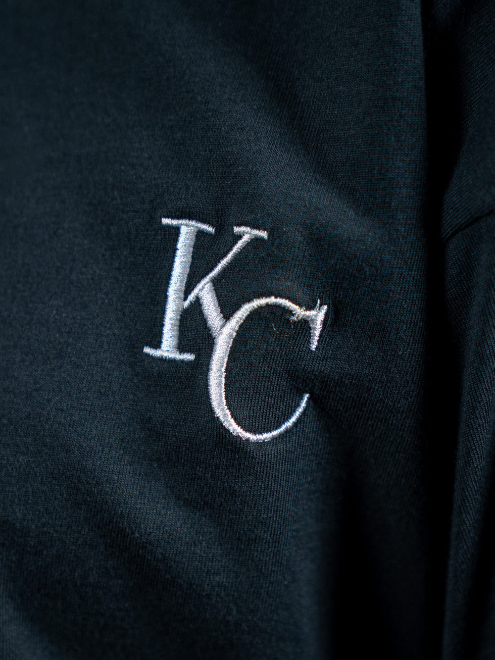 Cropped Monogram T-shirt Black