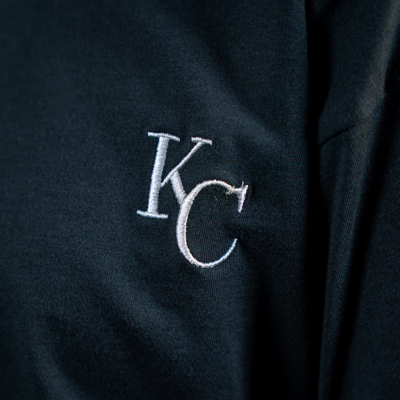 Cropped Monogram T-shirt Black