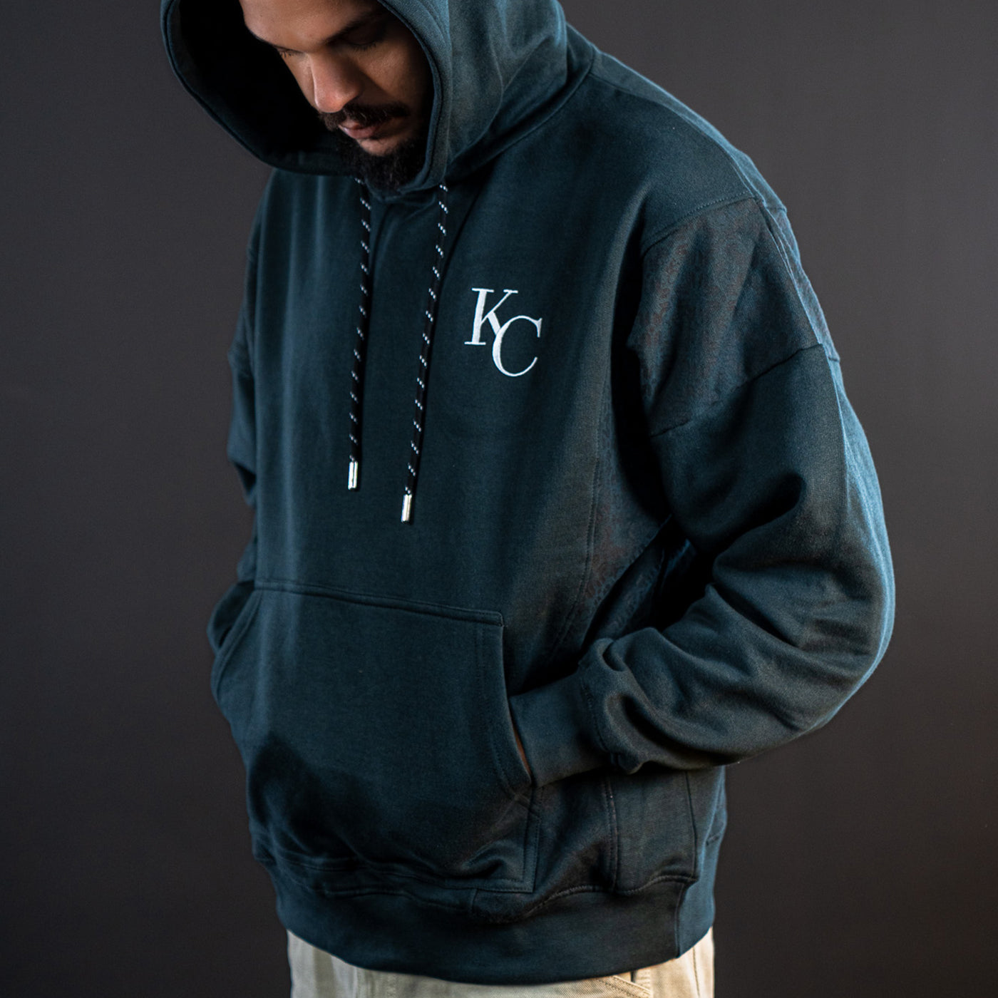 Hoodie Monogram Noir