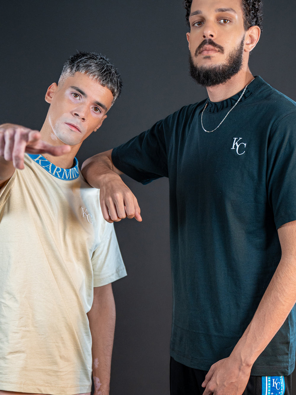 T-shirt Monogram Noir