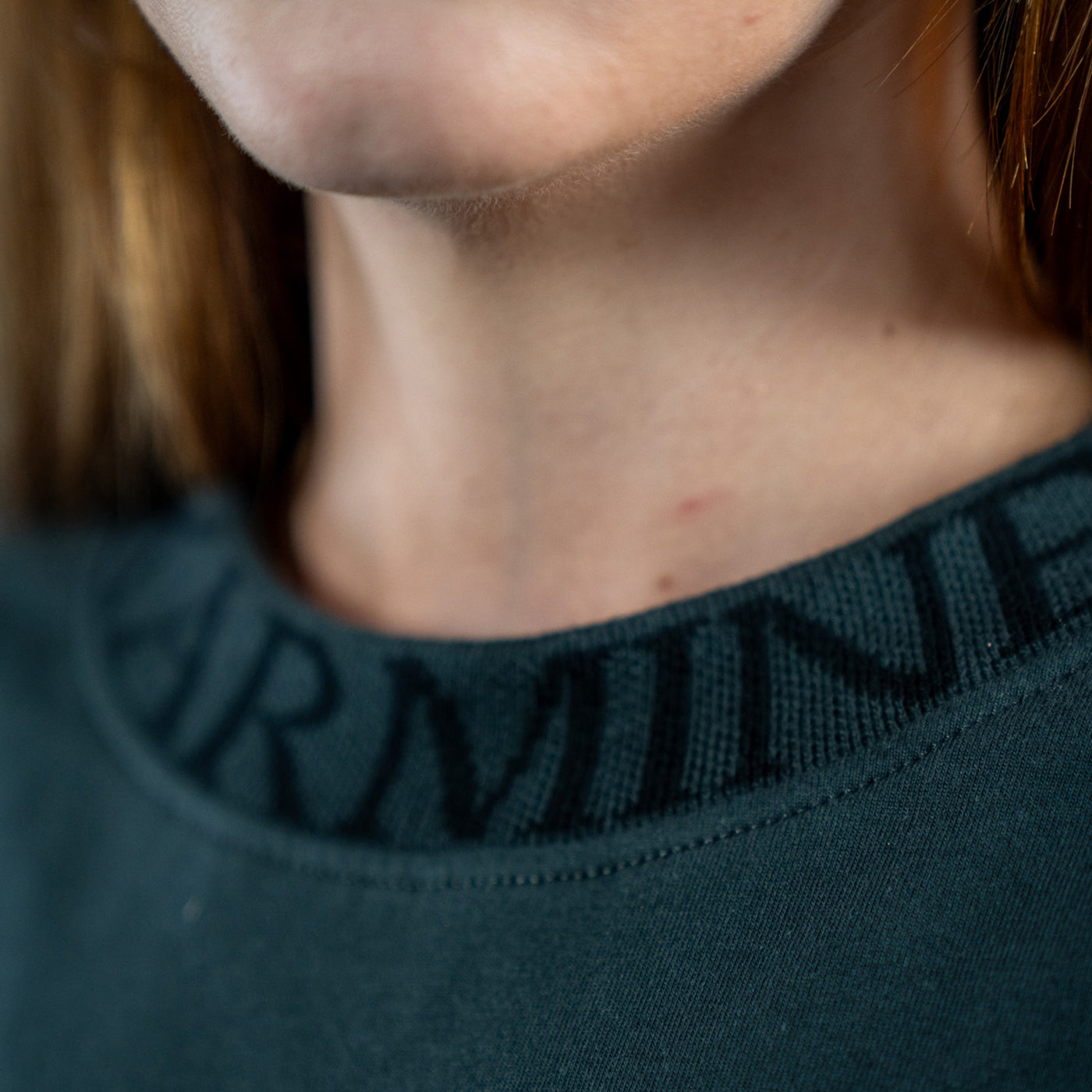 Cropped Monogram T-shirt Black
