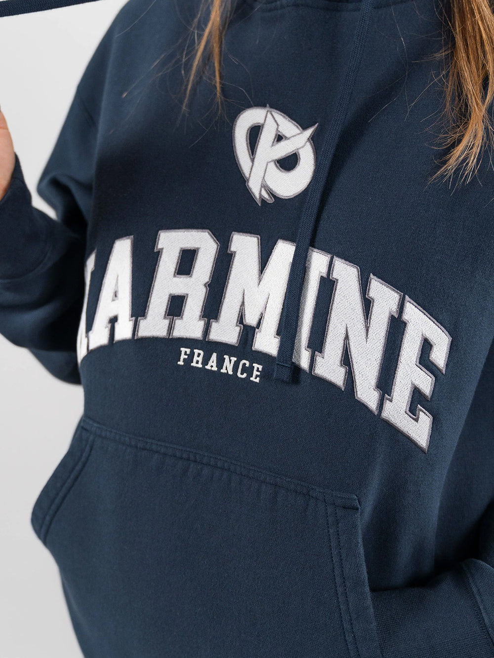 Hoodie University Bleu