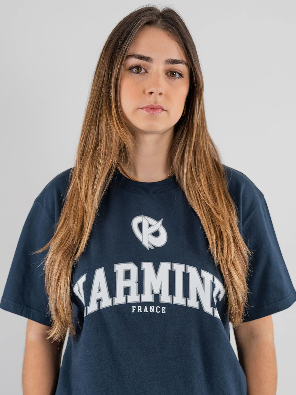 T-shirt University Bleu