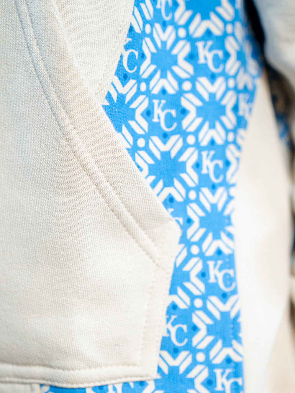 Hoodie Monogram Beige