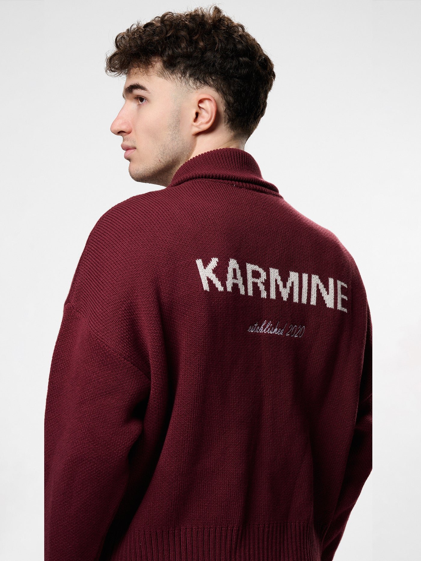 FW25 - Le Zip Knit Bordeaux