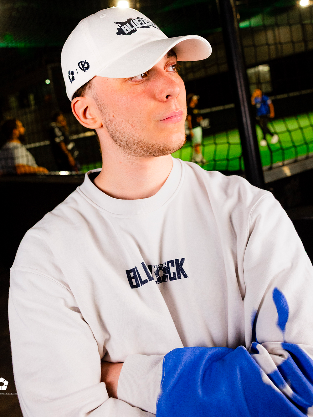 Casquette Blanche Karmine | Blue Lock