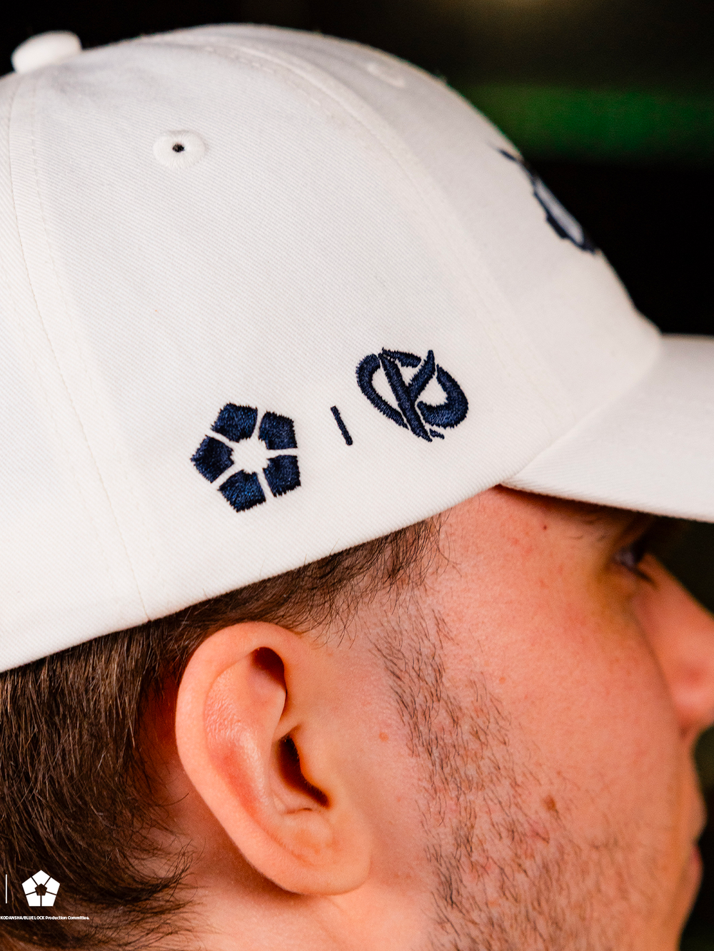 Karmine White Cap | Blue Lock