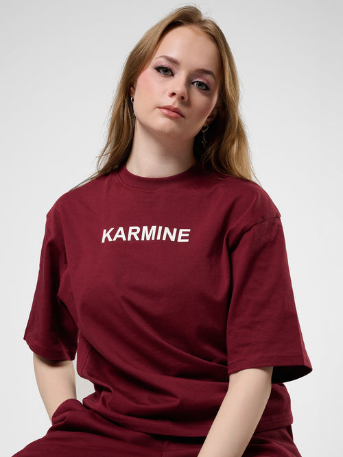 FW25 - The Boxy Bordeaux Tee