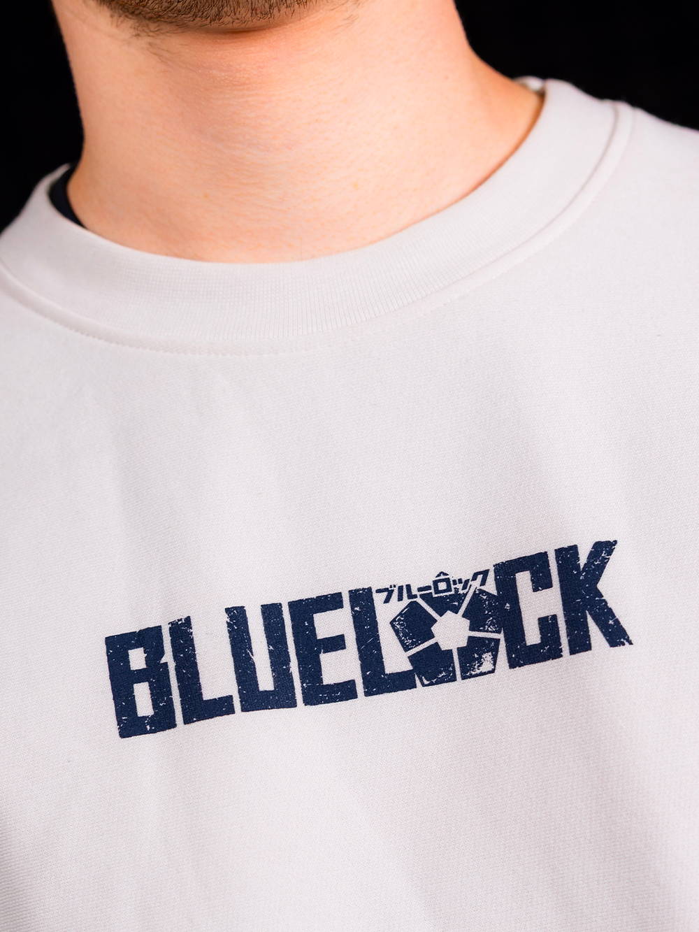 Crewneck Gris Karmine | Blue Lock
