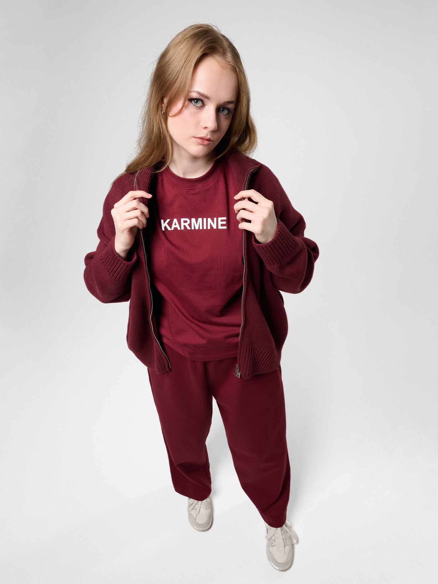 FW25 - The Bordeaux Zip Knit