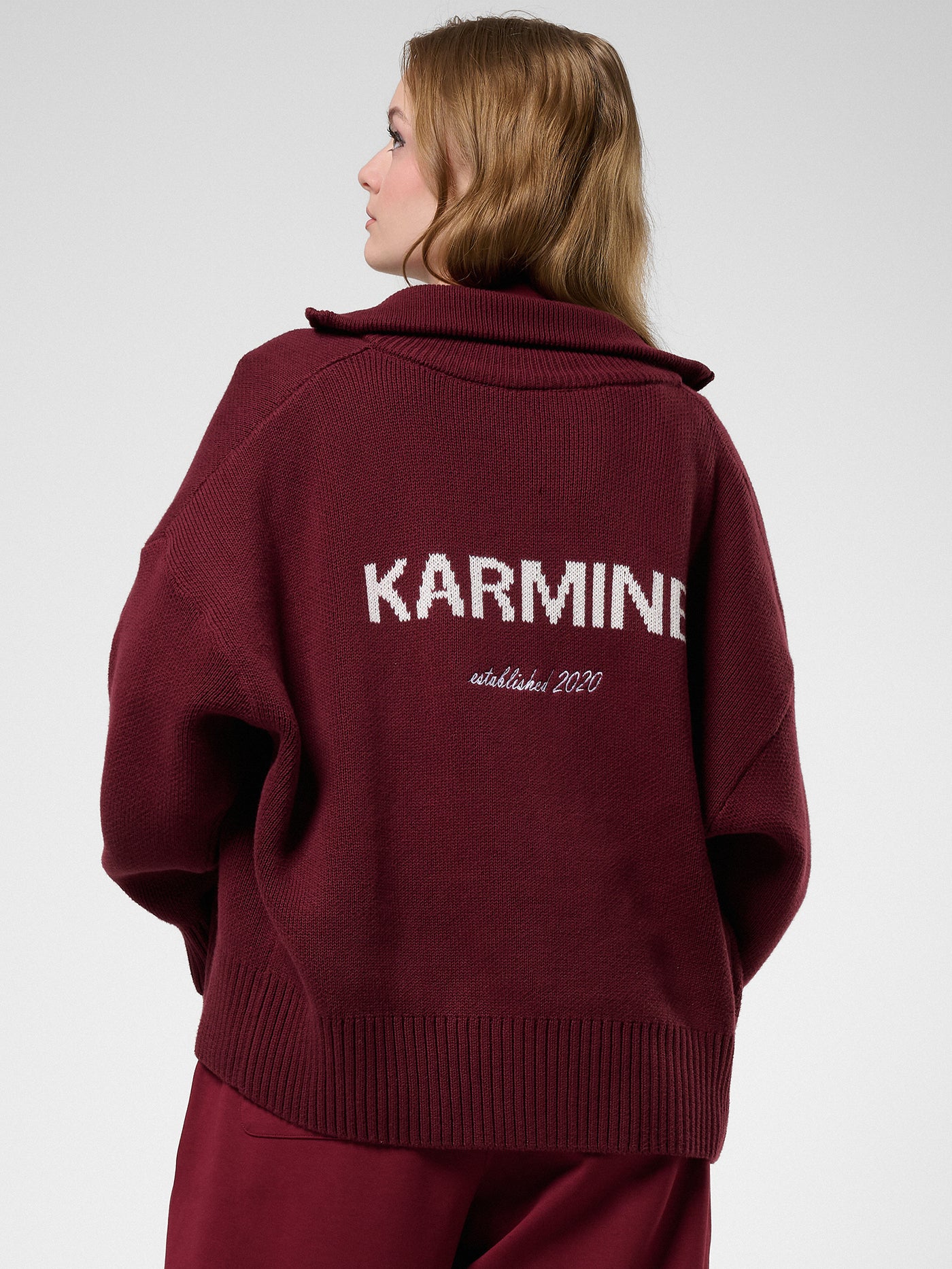 FW25 - The Bordeaux Zip Knit