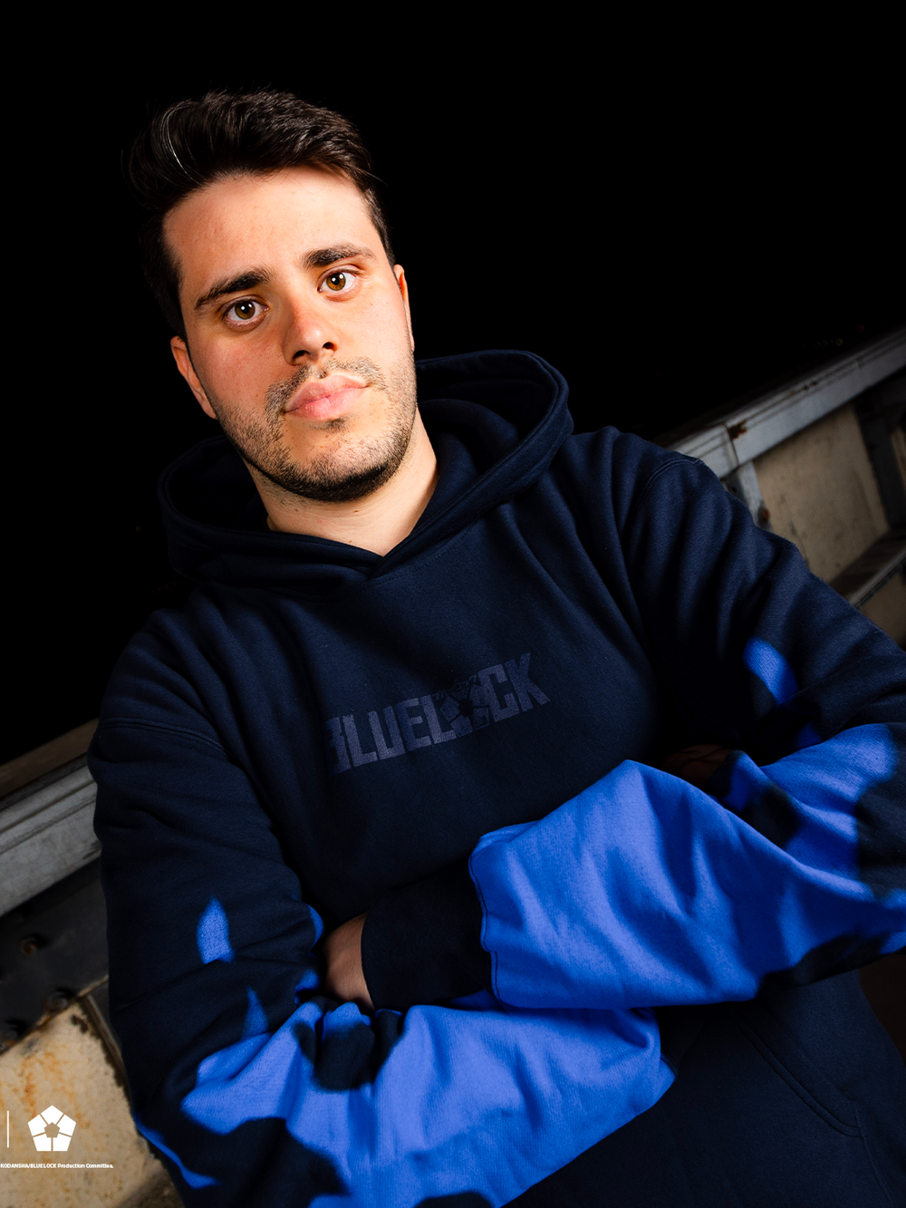 Hoodie Navy Karmine | Blue Lock