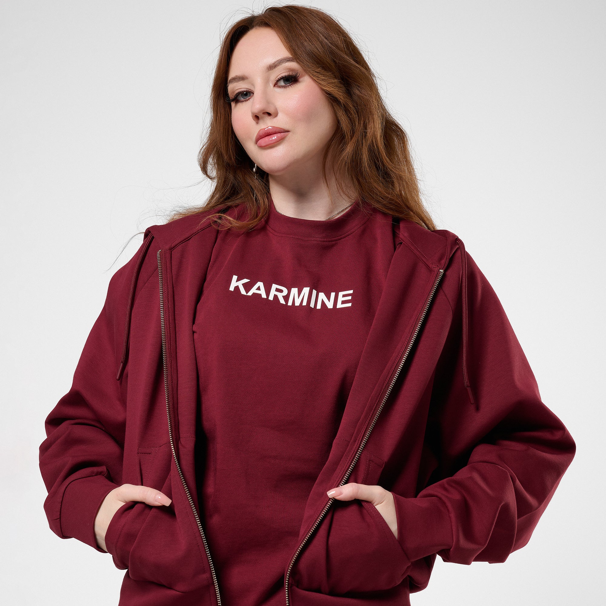 FW25 - Le Tee Boxy Bordeaux