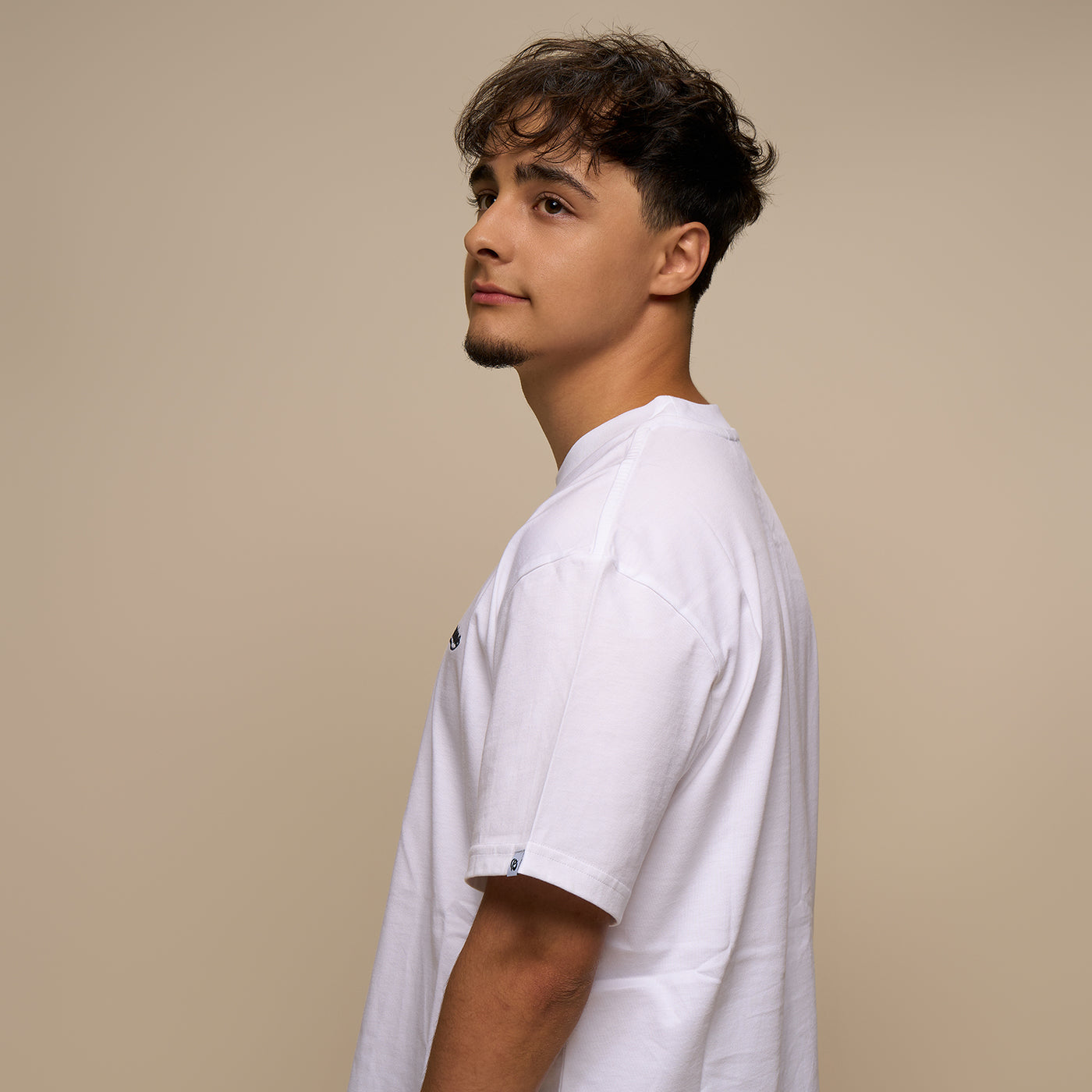 White baseball t-shirt