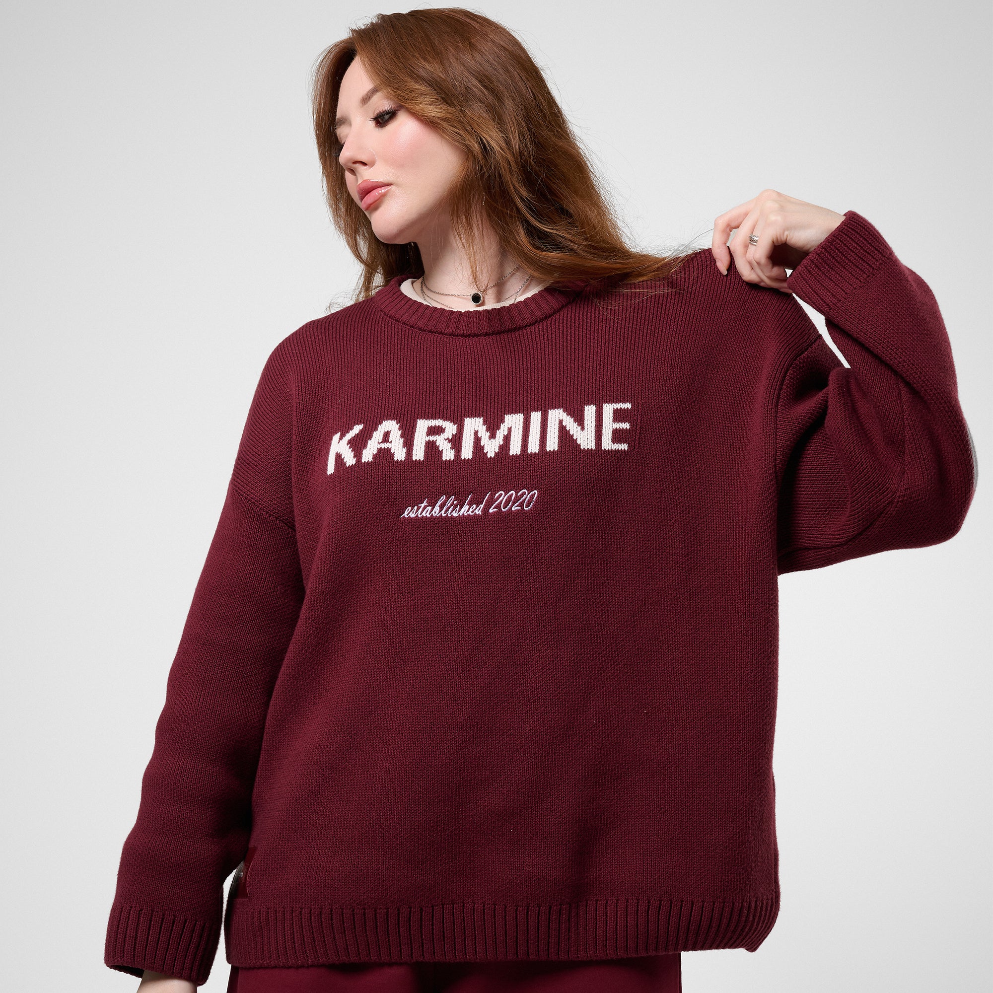 FW25 - Le Crewneck Knit Bordeaux