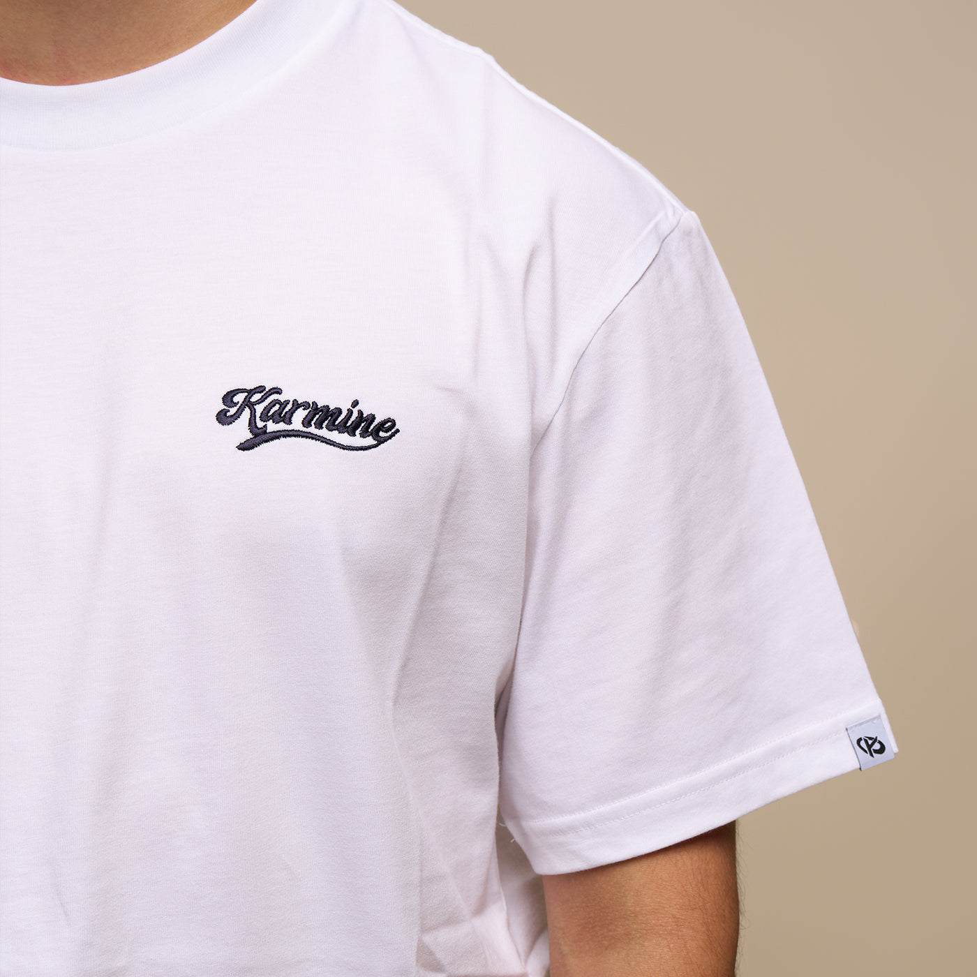 White baseball t-shirt