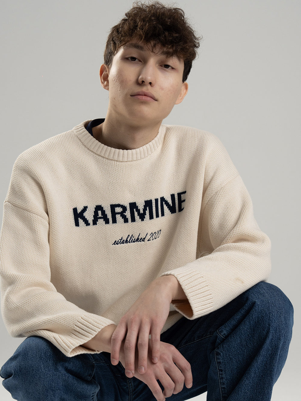 Crewneck Knit Beige