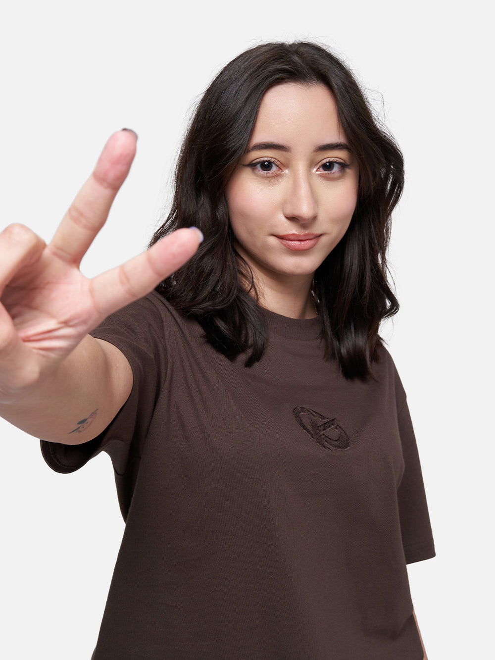 T-shirt Classique Marron
