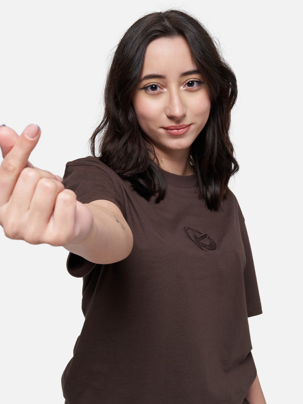 T-shirt Classique Marron