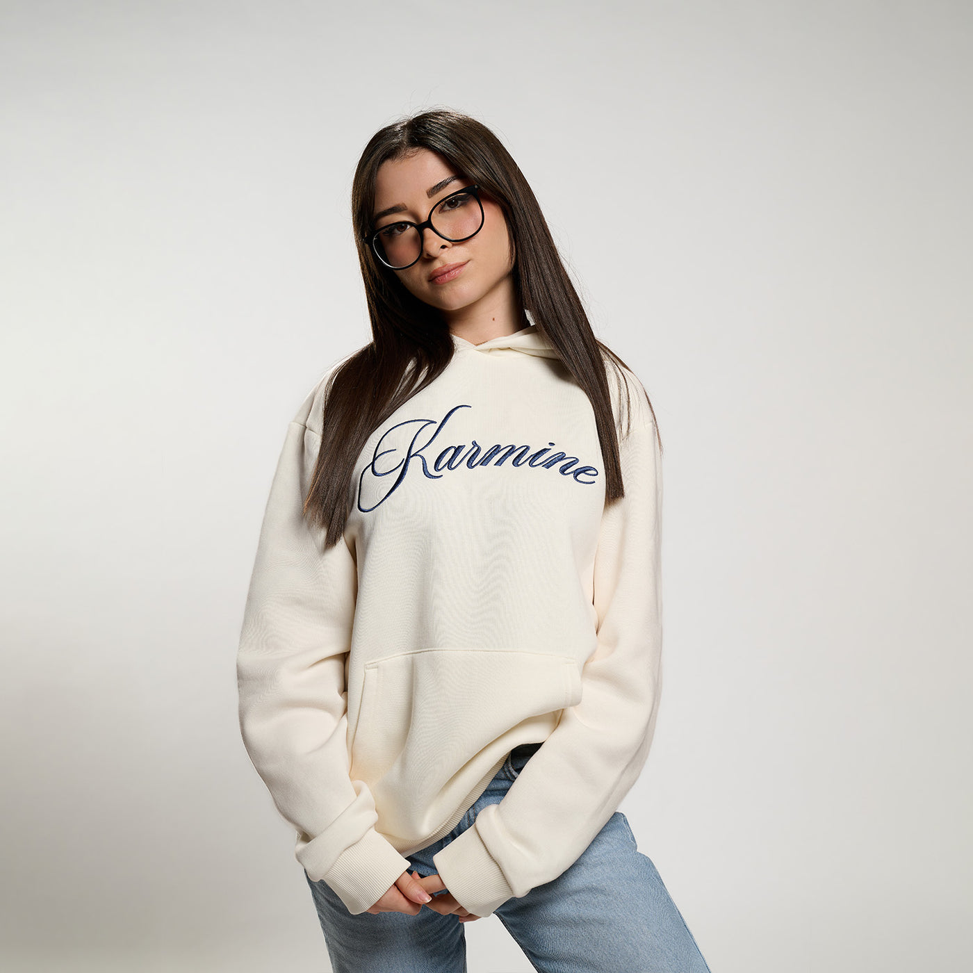 Hoodie Campus Beige