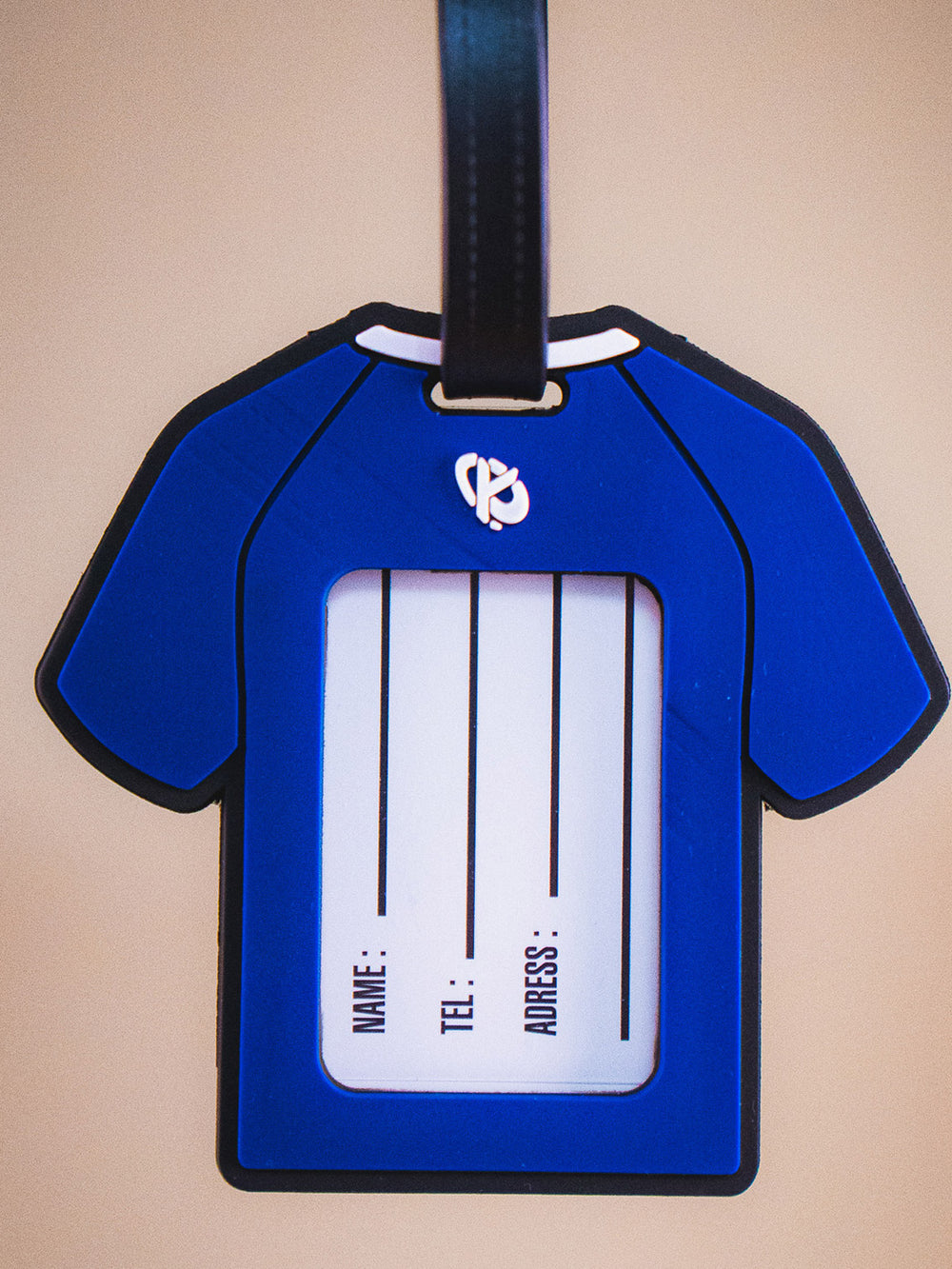 Étiquette de valise Karmine Navy