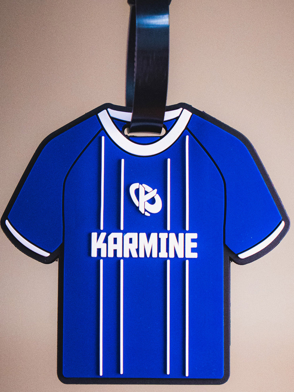 Étiquette de valise Karmine Navy