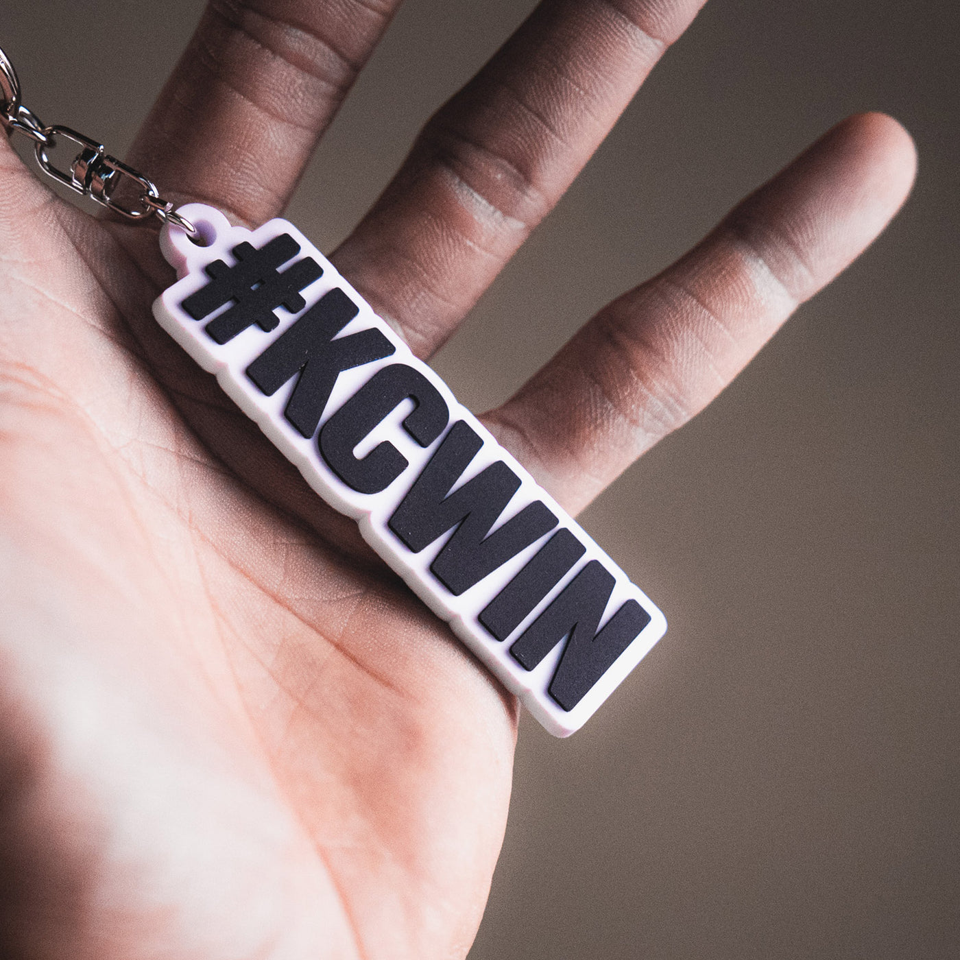 Porte clé #KCWIN Noir
