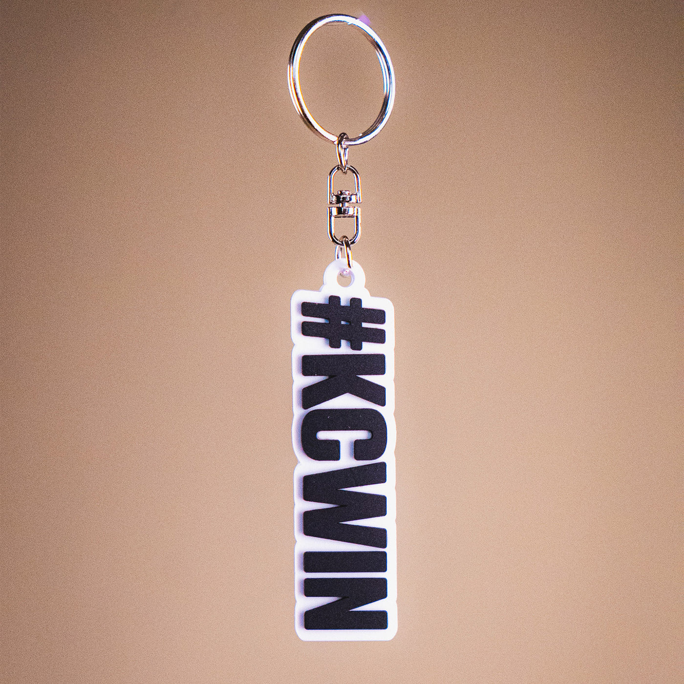 Porte clé #KCWIN Noir